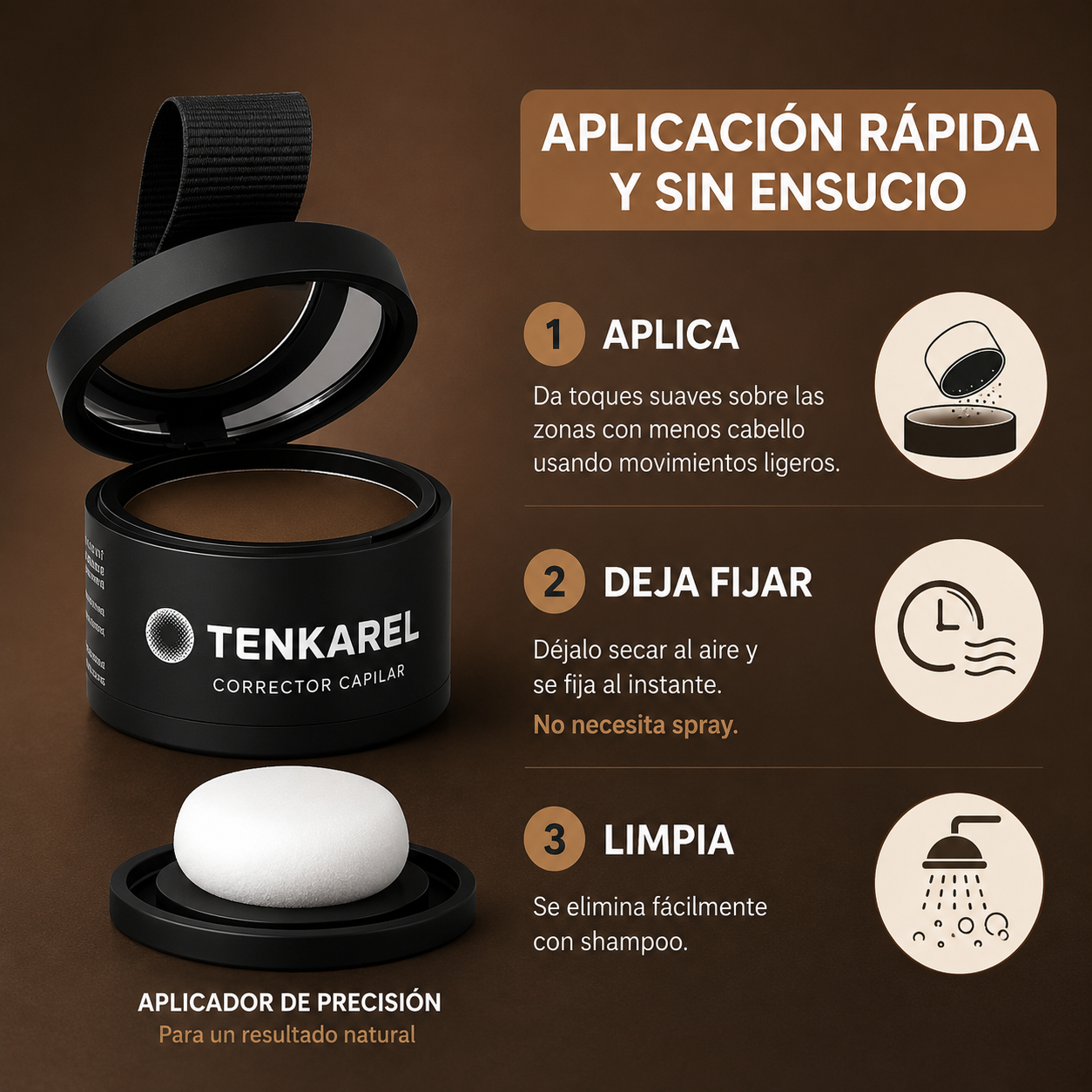 Tenkarel Relleno Para Aumentar la Densidad Capilar