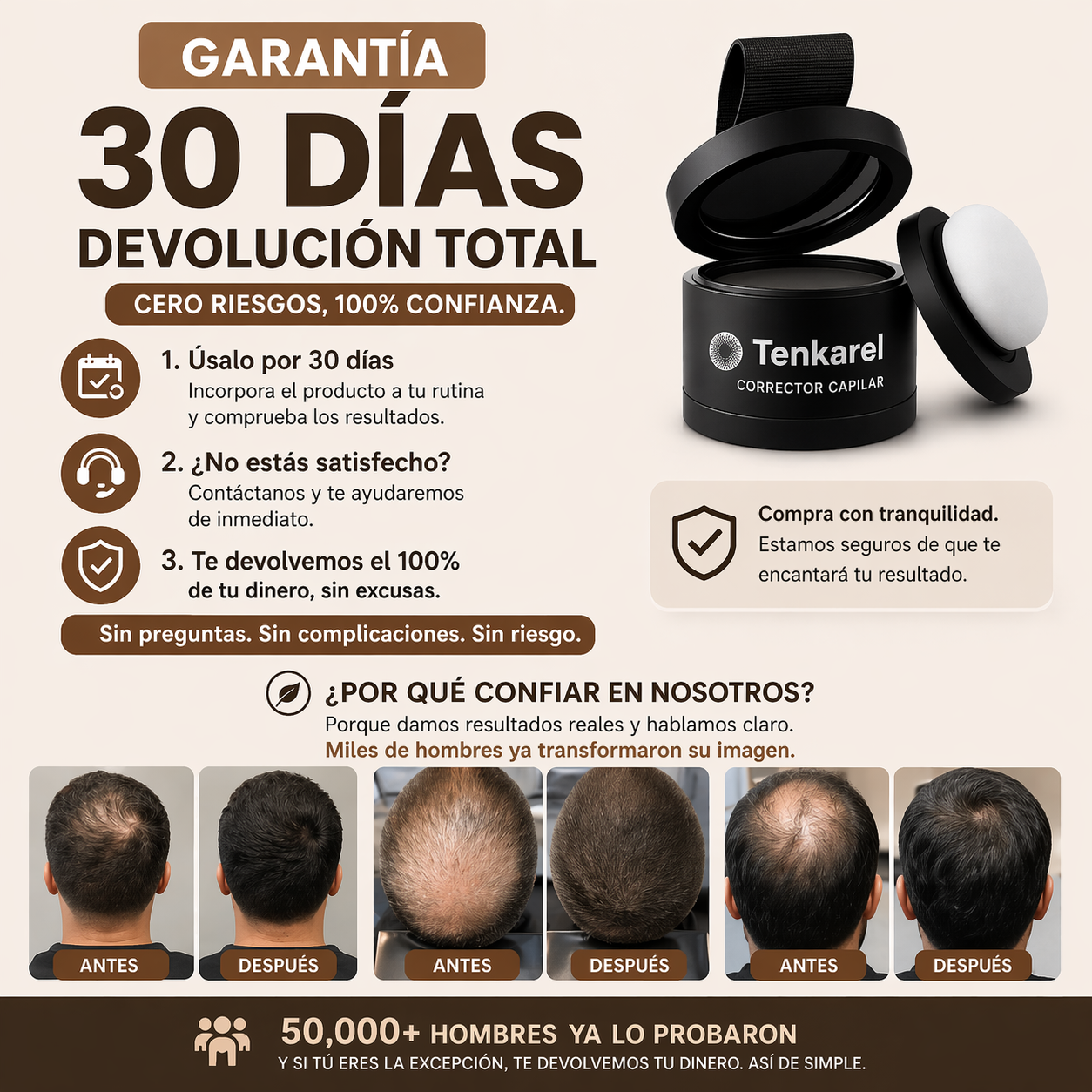 TENKAREL™ Corrector Capilar de Aplicación Rápida