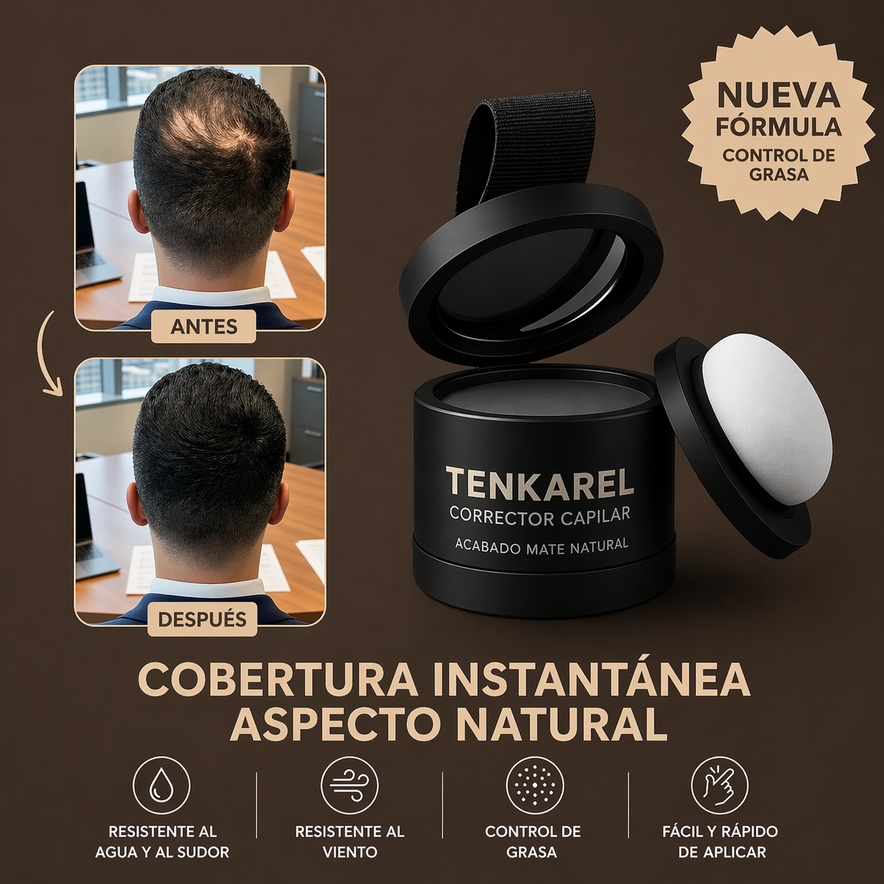 TENKAREL™ Corrector Capilar de Aplicación Rápida